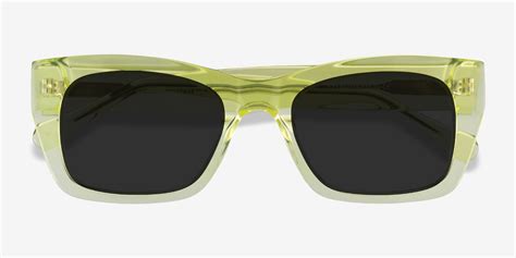 yellow frame sunglasses women